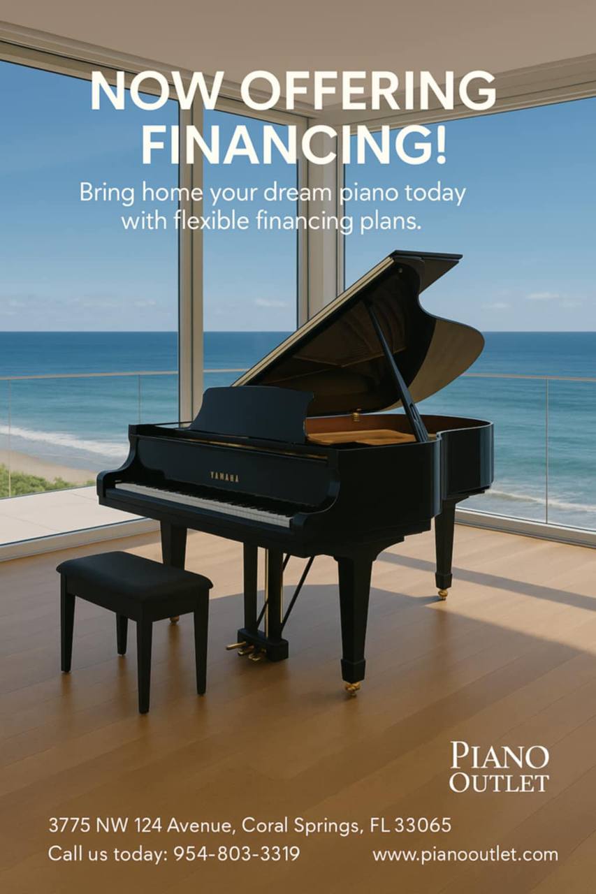 Piano financing options at Piano Outlet - make your dream piano affordable